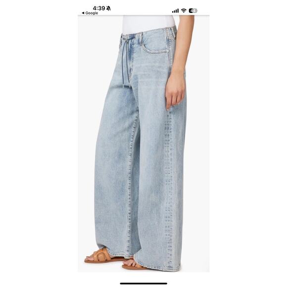 Habitual Jade Drawstring Wide Leg Pant Size 6/28 HFM01803B NWT - Picture 8 of 8